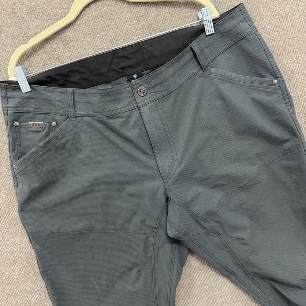 KÜHL Renegade Cargo Men's Gray Canvas Cotton Pants 40X32 Regular